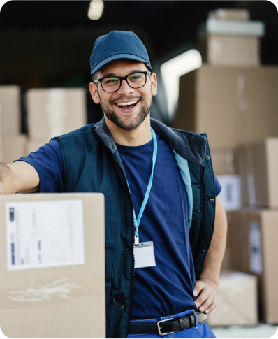 A qualified auto Mechanic in Melbourne smiling & holding a spanner
